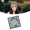 Skull Pattern Digital Print Headscarf for Street Dance Halloween Head Covering Outdoor Activity Hiking Cycling Headscarf