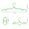 Folding Hangers Portable Outdoor Non-Slip Hanger Portable Travel Cloth Hanger Clothespin Towel Sock Storage Closet Organizer