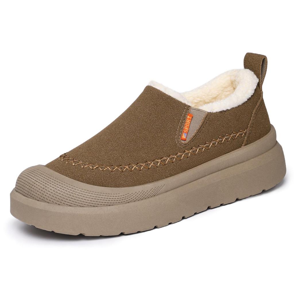 Winter Velvet Thick-Soled Women's Snow Boots - Soft, Comfortable, Large Size, Versatile, Shallow Mouth Casual Shoes