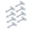 8pcs M8x60 L Track Double Lug Thrded Stud Nut Fitting 6000lbs Load Capacity for Truck Bed Trailer Pickup RV ATV