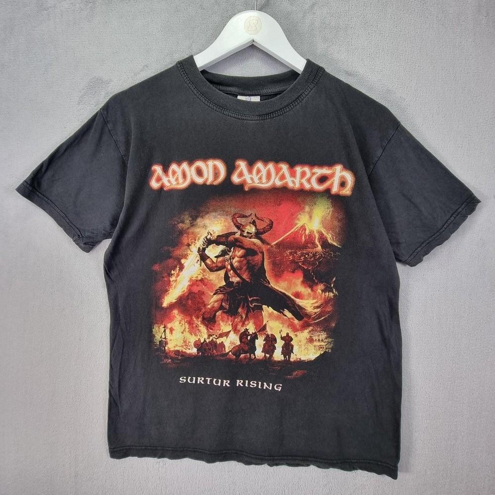 

Amon Amarth Surtur Rising Warrior short sleeve shirt VK02590 Unisex T-Shirt XXXXL