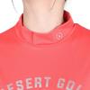 [Pin Apparel] Women's short-sleeved high-neck shirt (brand logo)  Golf innerwear  622-5167100 090Pink M