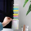 Computer Monitors Note Board Side Mount Computer Sticky Note Holder Message Memo Panel for Office Computer Screen