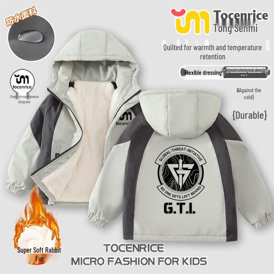 Delta Action Tactical Windbreaker: Men s  Children s Fleece-Lined Padded Winter Jacket 120 cm