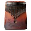 Kalimba 21 Keys Thumb Piano with Sound Hole Portable Mbira Finger Piano Include Instruction Carrying Bag Tune Hammer Kids Gift