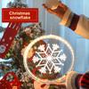 16cm Led Hanging Christmas Decorative Lights 3d Acrylic Led Lamps With Suction Cups For Doors
