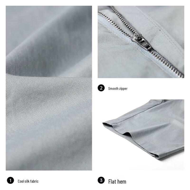 Septwolves Men's Ice Silk Stretch Casual Shorts