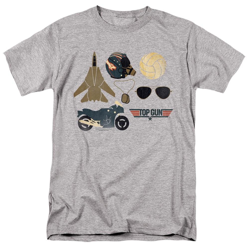 Top Gun - Items - Adult Unisex Short Sleeve T-Shirt - Gray M