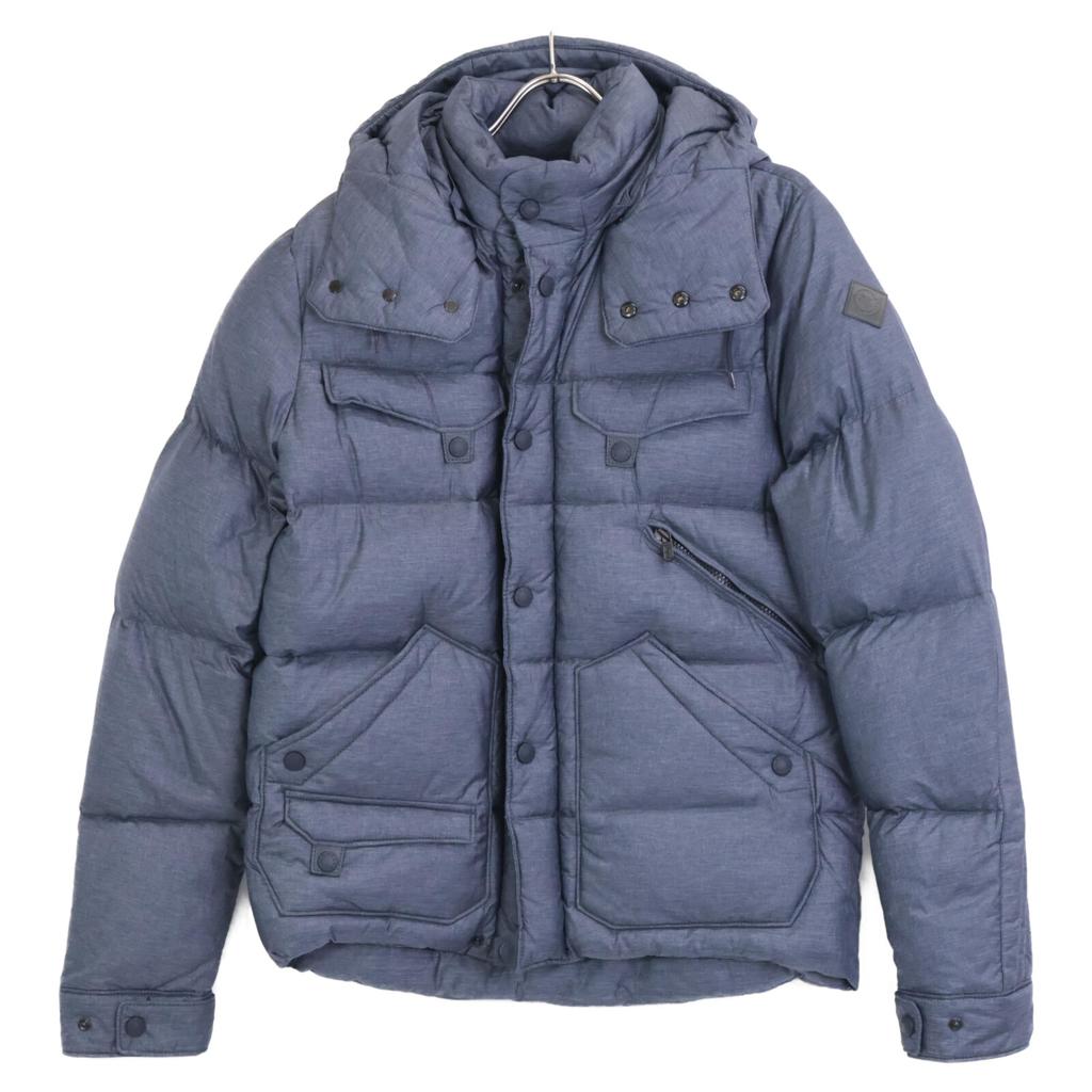 Moncler HAVOC Hooded Down Jacket 1 blueUsed