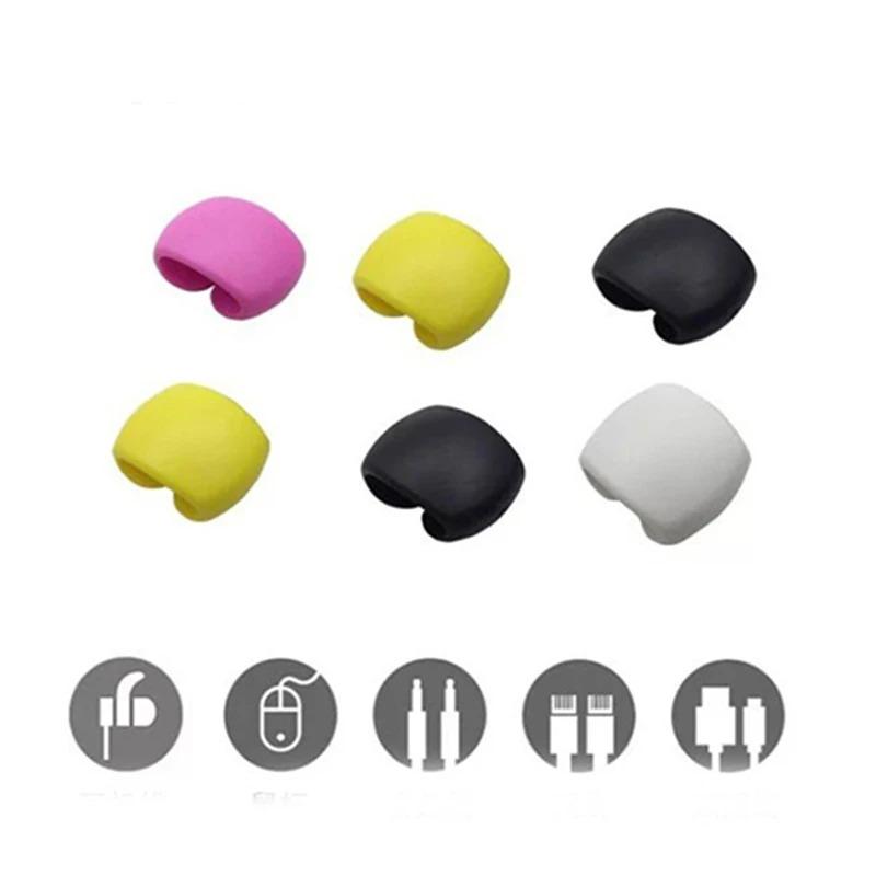 Travel Charge Cable Protectors Data Cord Clip Decoration, Earphone Charging Cables Storage Buckle Organizer 20, 15, 10, 5 ,1Pcs