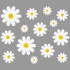 White Daisy Flower Wall Stickers Kids Room Living Room DIY Art Decas Baby Nursery Home Decoration PVC Window Sticker