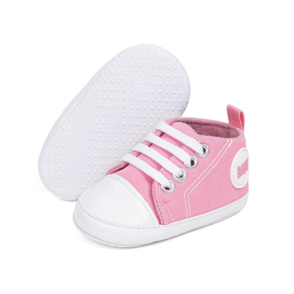Klassische Baby-Canvas-Schuhe - Rutschfeste weiche Sohle für Laufanfänger, Frühling und Herbst.