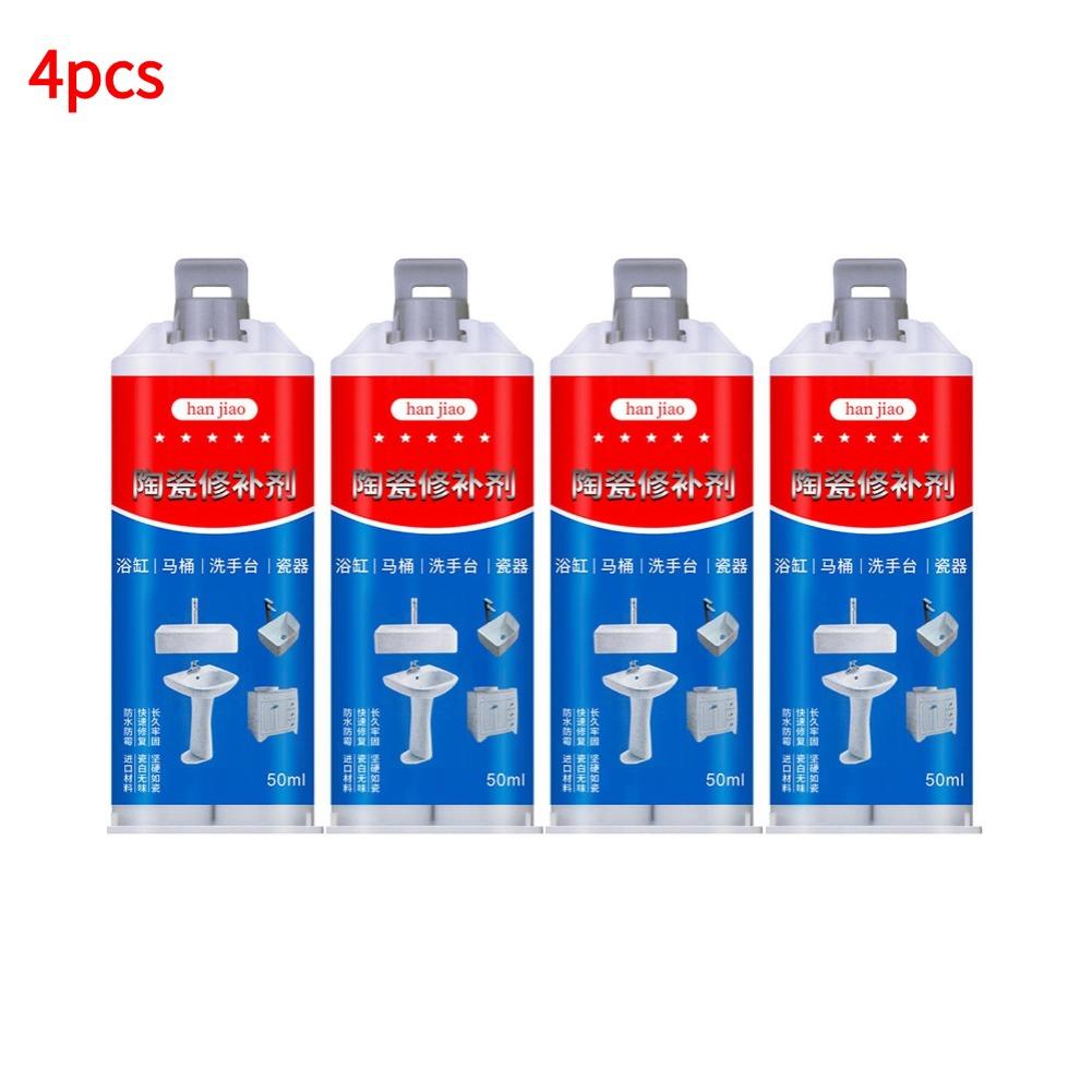 Tile Ceramic Glaze Repair Paste Fix Tub Chips Sink Cracks With Super Adhesion For Porcelain Ceramic Enamel Repair Paste Adhesive
