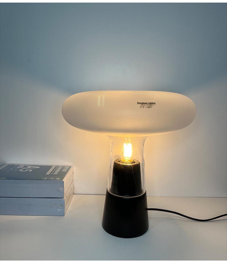 Nordic Modern Minimalist Glass Bedside Lamp for Designer Showrooms, Hotels & B&Bs