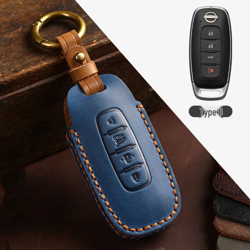 Nissan Key Case: Compatible with 23 Models Including Teana, Ariya, Sylphy, X-Trail, Tiida, Qashqai, and Kicks