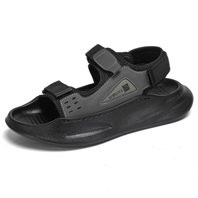 Sandals 2025 new summer men's outer wear sports and leisure beach shoes fashion trend high-end sandals