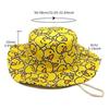 Cute Yellow Duck Cartoon Bucket Hat For Men Women - Summer Uv Protection Fishing Cap With Adjustable Chin Strap, Retro 80S 90S S