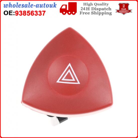 HAZARD WARNING LIGHT SWITCH For VAUXHALL LAGUNA VIVARO TRAFIC RENAULT 93856337