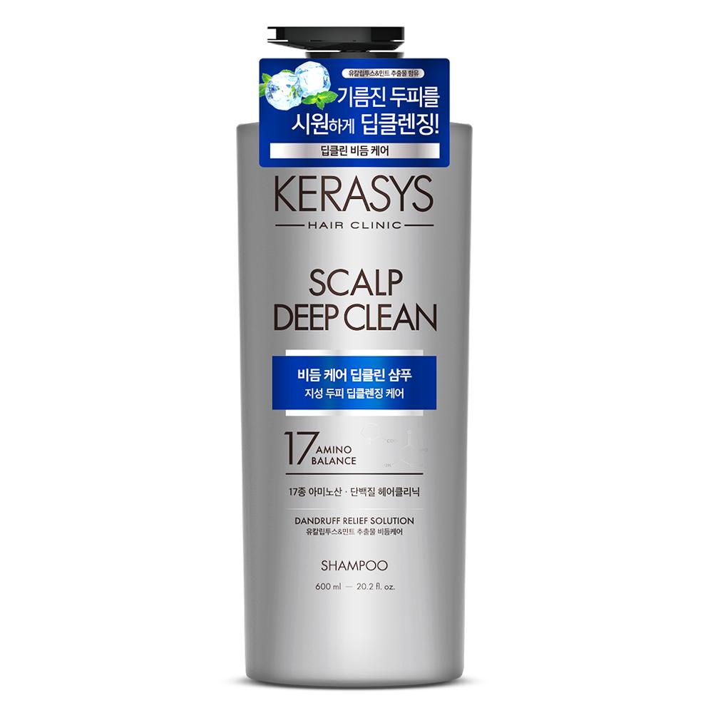Kerasis Scalp Dandruff Care Deep Clean Cooling Protein Shampoo 600ml 1 pcs