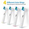 GENKENT Electric Toothbrush Replacement Brush Sets Compatible with Oral Braun Professional Electric Includes Dust Cover 8-Pack Toothbrushes,