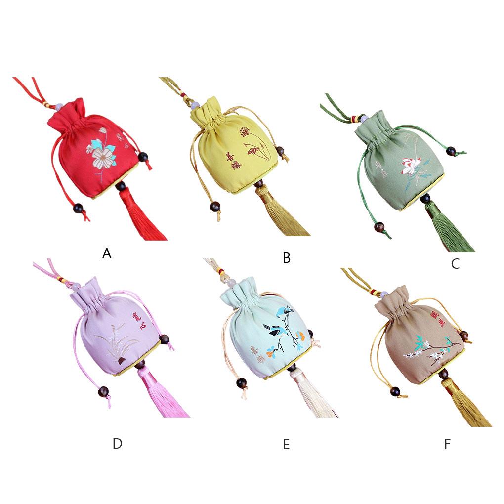 Sachet Bag Traditional Chinese Style Portable Cloth Bags Vintage Pouch Gifts Party Favor Jewelry Decoration Pocket