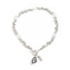 CCB Beads Glitter Pendant Bracelet Irregular Gothic Style Rings Choker Necklace  Women Accessories