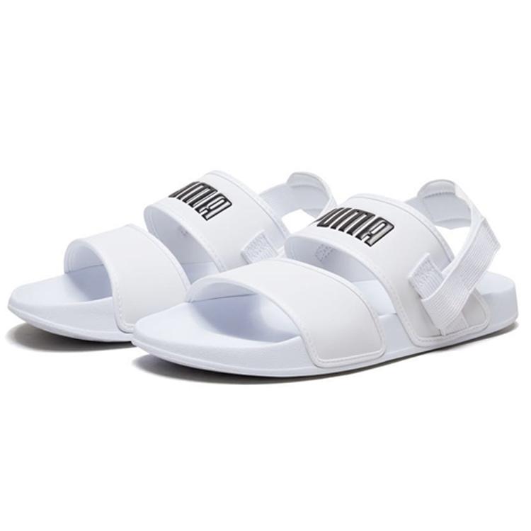 Puma Leadcat YLM Lite 'White' (Unisex) White / Black Beach Sandals 370733 03