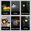 Portable portable key chain camping lamp multi-functional COB charging emergency light mini high-brightness camping lamp
