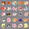 50 Goldfish Doodle Personality Cartoon Cute Animals Children DIY Skateboard Suitcase Stickers Waterproof