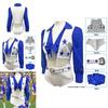 Football Match Cheerleader Girl Performance Costume Set For Performance And Event Use