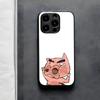 Anime Buriburizaemon Pig Phone Case For IPhone 17 Air 16 E Pro Max 15 14 13 Mini 12 Pro 11 Max Plus Black Glass Cover