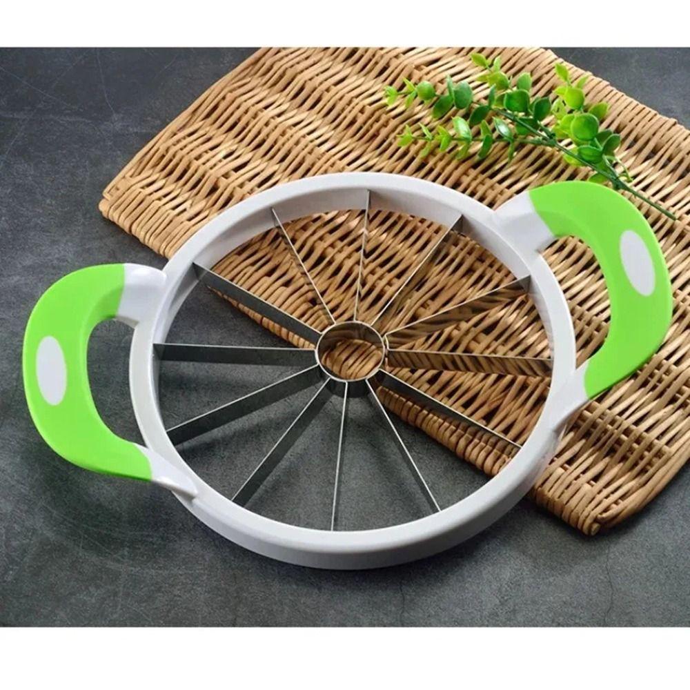 Stainless Steel Watermelon Slicer Handheld Melon Divider Convenient Fruit Cutter  Food Processing