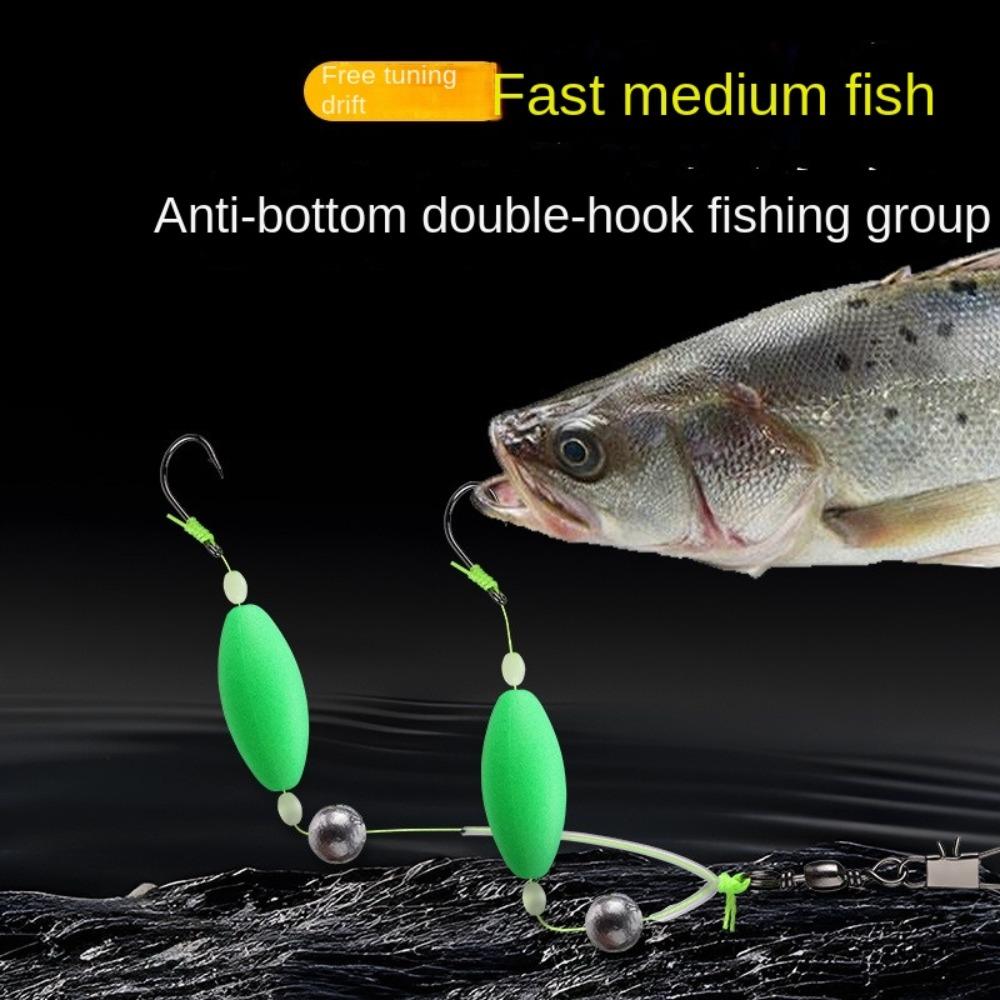 1pc suspension Fishing Hair Rigs hook Anti bottom Carp Rigs fishing lure Fishing Tackle