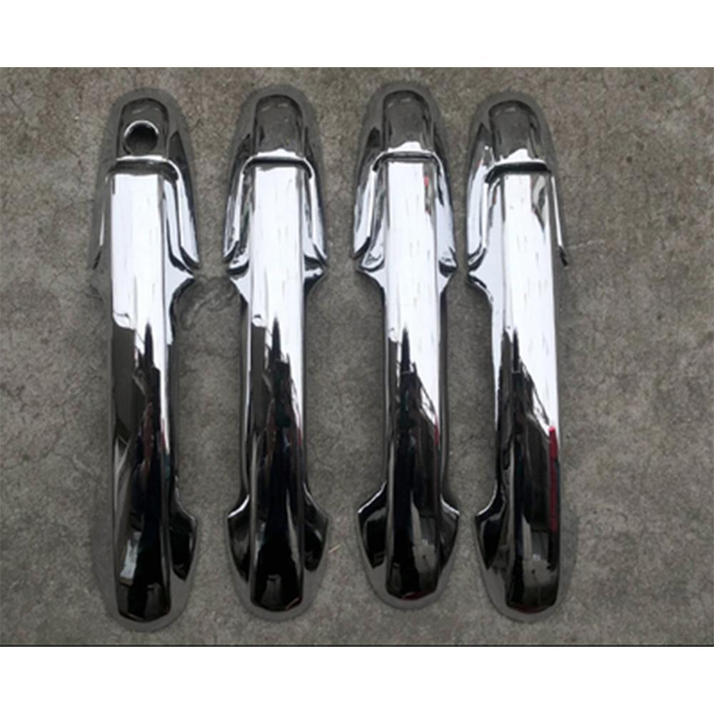 Chrome Door Handle Cover for Honda Accord 7 CM pire US 2003~2007 Carbon Fiber Trim Catch Car Cap Styling Stickers Accessories