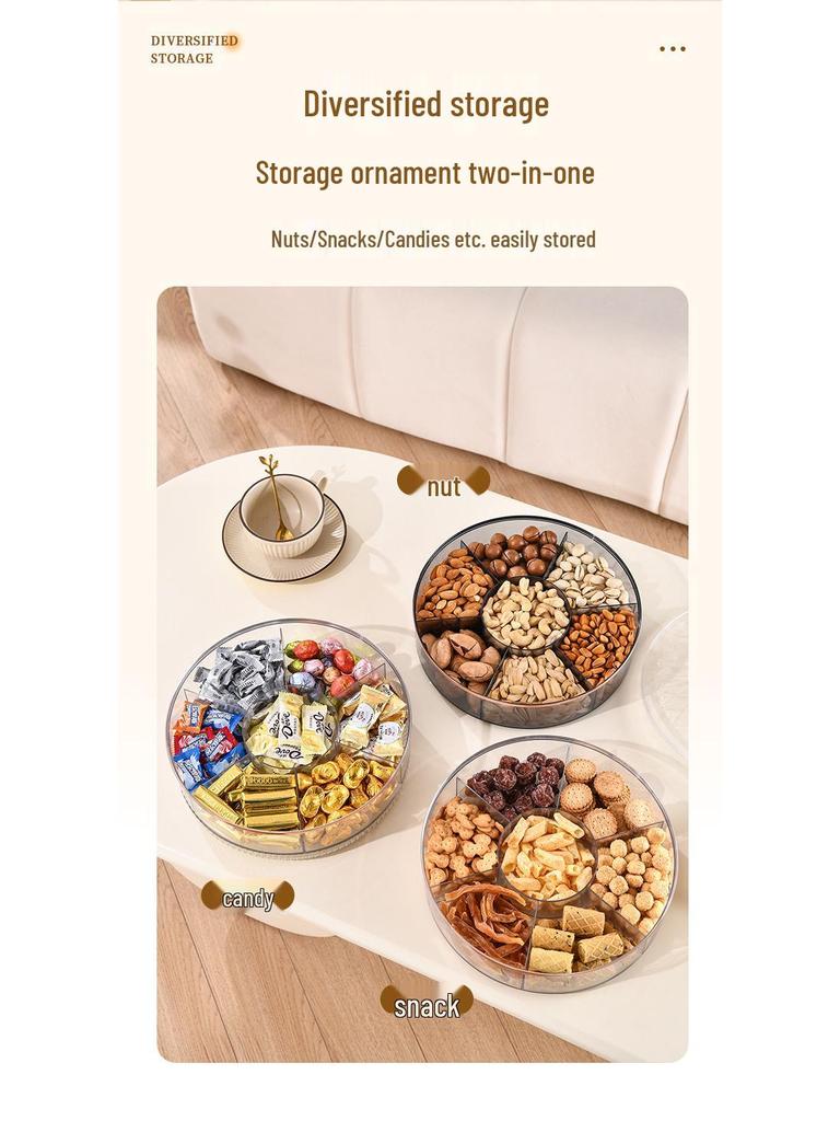 2024 Mehrzweck-Obst- und Snackschale für Wohnzimmer-Couchtisch