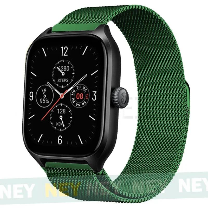 Milanese Loop For Amazfit GTS/GTR-4-3-2-2e-Mini-Pro/stratos 3 Metal Bracelet 20mm 22mm Watch Band for Amazfit bip-U-S-lite Strap