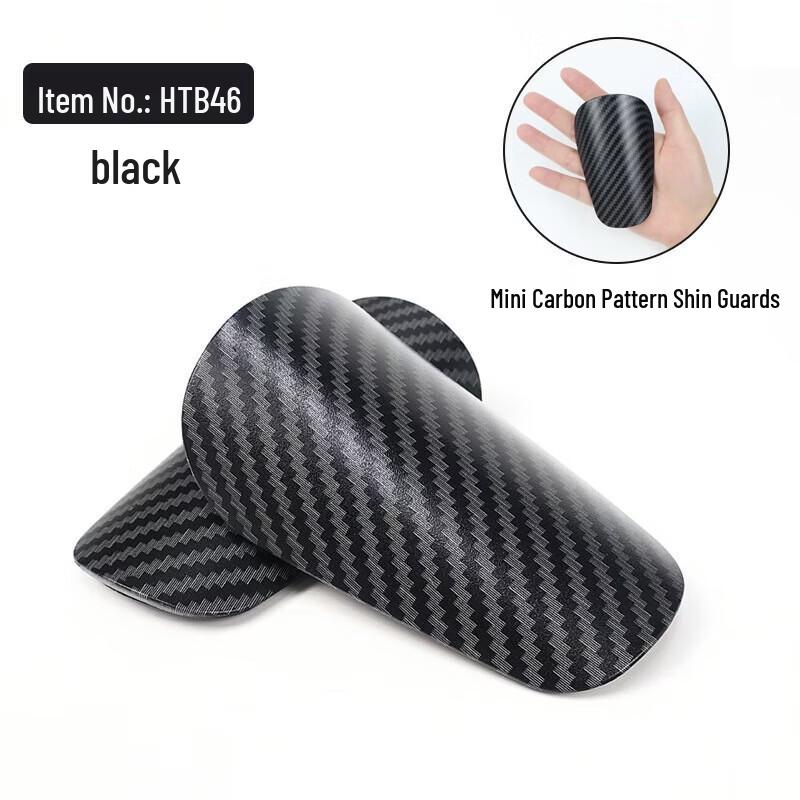 WEZHO Ultra-light Carbon Texture Football Shin Guards