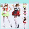 Elegant Women Oktoberfest Cosplay Costume German Beer Holiday Outfit Wench Dress