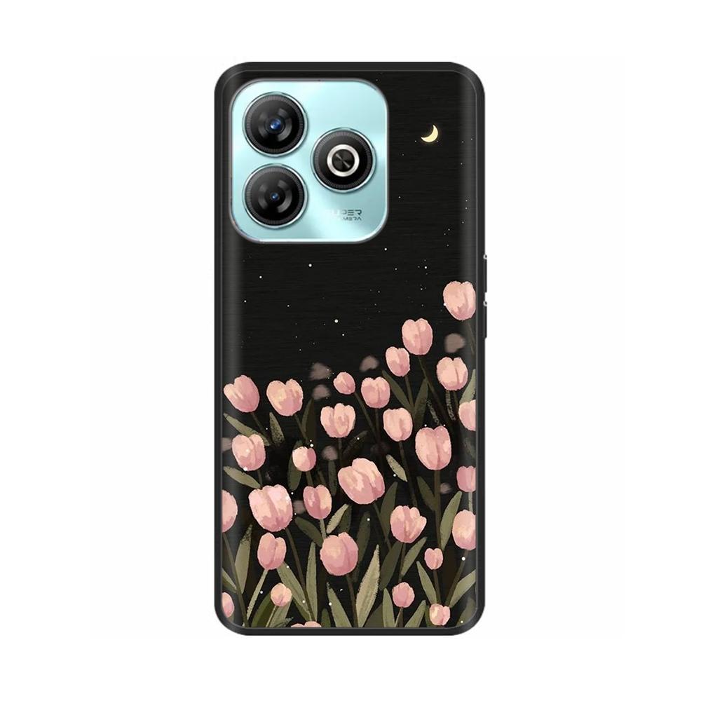 For ZTE Blade A75 4G Casing Phone Cases Cartoon Full Coverage Back Cover Soft Liquid Silicone Case For ZTE Blade A75 Cover A 75