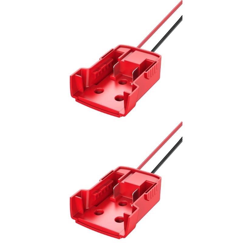 2PCS High Current 18V lithium batteries Adapter Safety Fuses Wire Terminal12Gauge Cable for 18V Battery Remote Toy and Robotics