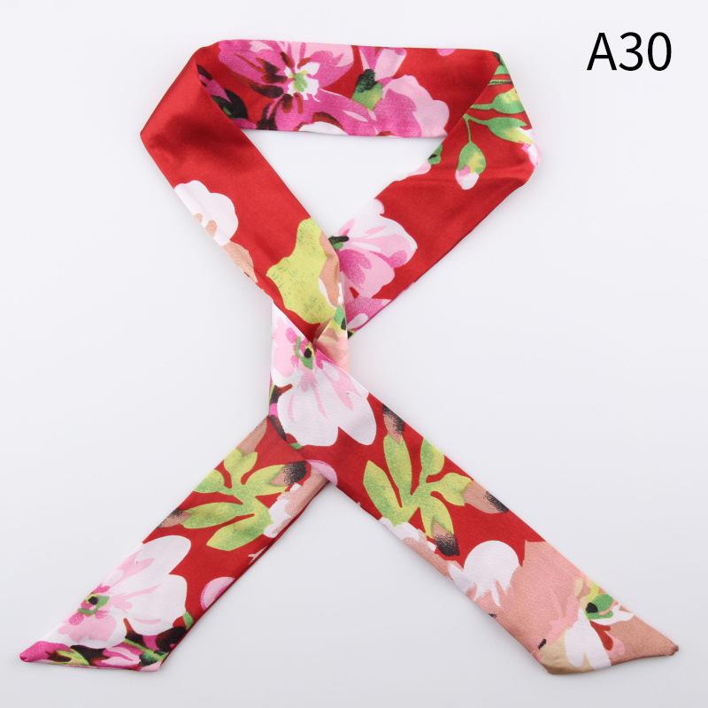 Silk Scarves Versatile Tied Bags, Long Strips, Small Silk Scarves, Bows, Headbands, Streamers, Gift Boxes, Gift Straps.