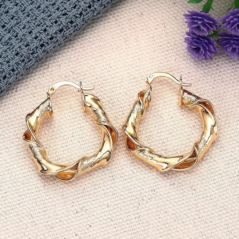1 Pair, Stylish, High-end Design, Irregular Shape Earrings