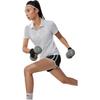 Li-Ning Fitness Series Simple Solid Color Casual Short Sleeve Polo Shirt Women tops White APLU256-1
