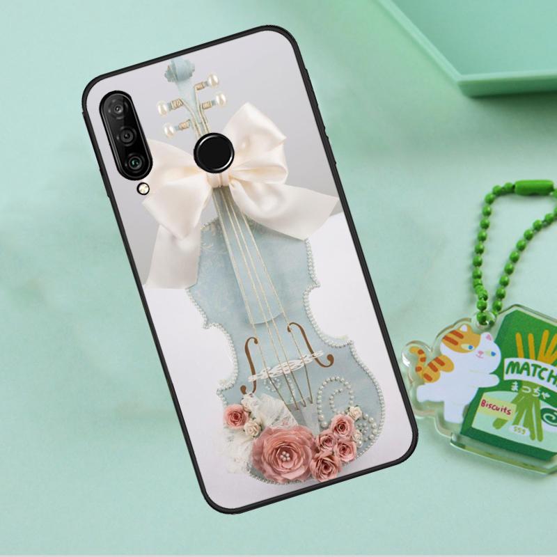 Coole Musikgeige für Huawei Nova 12i 12s 7i 8i 11i 9 10 SE Y90 Y60 Y70 Y72 Y61 Y91 P30 P40 Lite P60 Pro Hülle