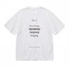 Men's Trend Classic T-Shirt Handwritten Personal Development Design Tee