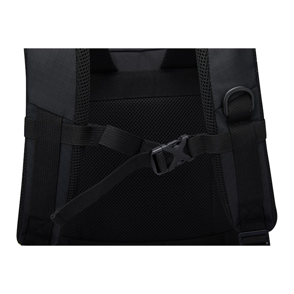 Anta KAI Team Printed Color Block Design Fabric Backpack Unisex Backpack Black 192531167D-1