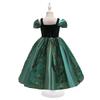 Frozen 2 Anna & Elsa One-Shoulder Princess Gown for Kids