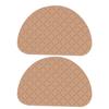 High Heels Anti-skid Heel Semi-round Sole Sticker, Soft and Hard Moderate, Ribbed S-pattern Anti-skid, Anti-noise, Anti-wear Sole Patch