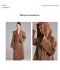 High-End Extra Long Double-Faced Wool Coat: Hooded, Tie-Waist, Light Luxury Casual Silhouette with Cashmere