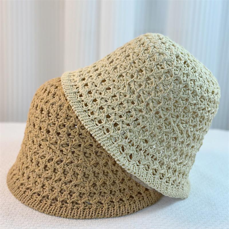 Chapeau seau creux d'été pour femmes, chapeau respirant, protection solaire, chapeau seau tendance, chapeau de voyage